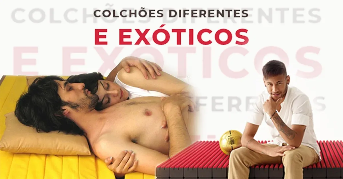 Colchões diferentes e exóticos que não encontramos no Brasil.
