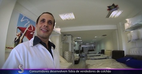 vendedor de colchões