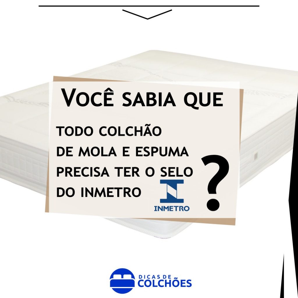 colchao selo inmetro