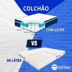 diferença de colchão de látex