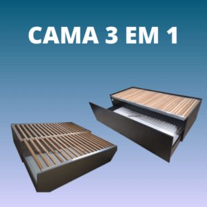 Cama 3x1 Honori Marcenaria