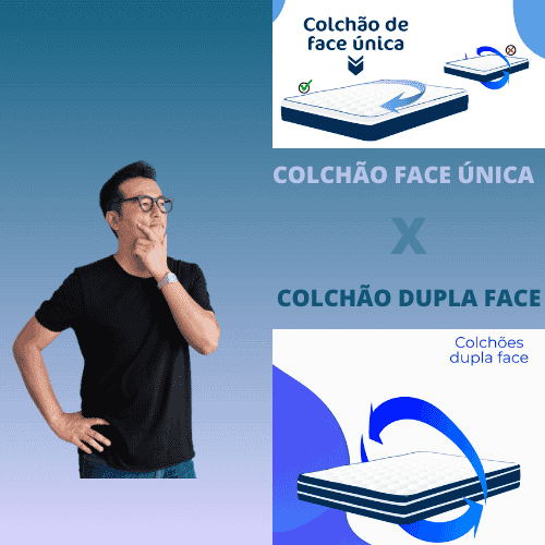Colchão face única ou dupla face?