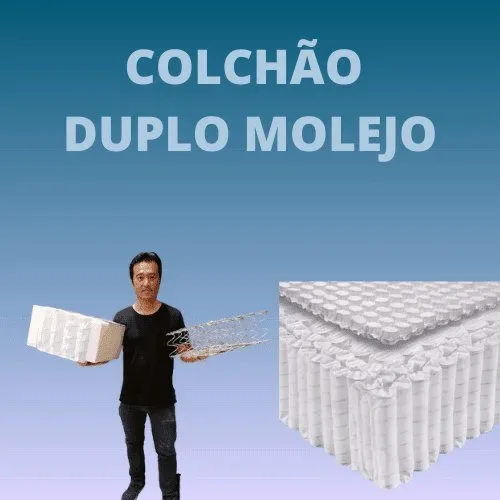 Colchão duplo molejo