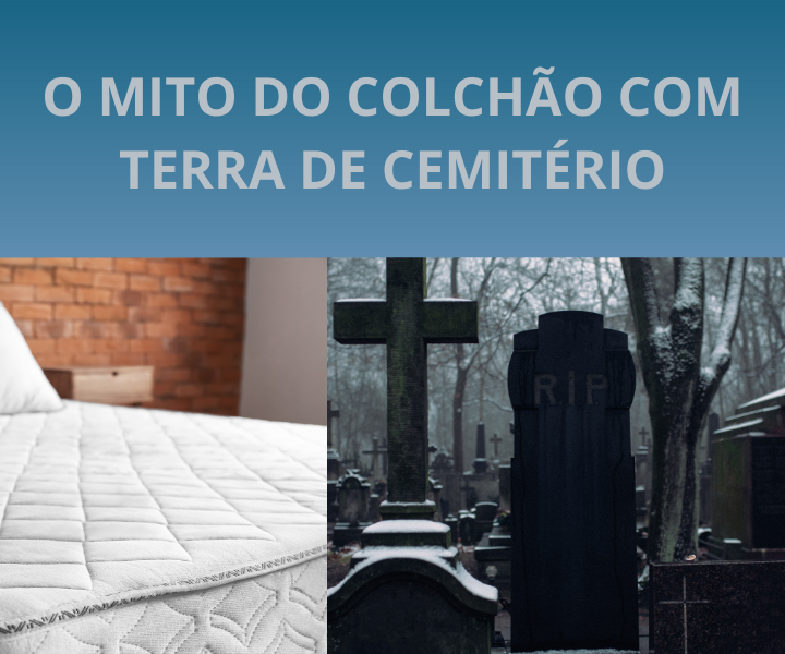 Colchão com terra de cemitério, Mito