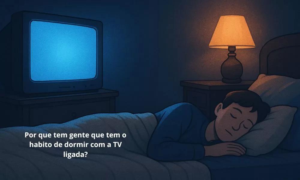 Por que tem gente que tem o habito de dormir com a TV ligada?